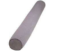 ZEaink Cojín Cilíndrico Grande 60/80/100/120/150cm Almohada de Tubo para Lumbar/Cuello/Espalda/Cabeza Apoyo Almohada Rollo con Funda Extraíble para Cama, Sofá, Silla, Coche(Gris,20cmx120cm)