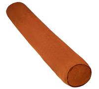 ZEaink Redondo Almohada Larga para Cama 60/80/100/120/150cm Cojín Cilíndrico Redondo Suave Almohada Cilíndrica Cervical con Funda Extraíble para Lumbar/Cuello/Espalda/Cabeza(Naranja,20cmx120cm)