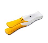 Zeal Duck Toast Tongs, color blanco