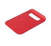 Zeal Tabla de cortar "Straight To Pan" Slim Kitchen Chopping Board, plástico, rojo, 21,5 x 14,5 x 2 cm