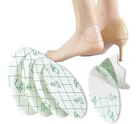 Zealburst Self Adhesive Invisible Heel Anti-Wear Sticker 50/100/150/200PCS, Waterproof Anti-Wear Foot Care Protection Pad, Heels Stickers Transparent Thin for High Heels (100Pcs)
