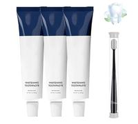 Zealburst Toothpaste - Zealburst Fluoride-Free Hydroxyapatite Teeth Whitening Toothpaste with Coconut Oil & Xylitol, for Enamel Protection & Tooth Strengthening Freshen Breath (3)