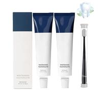 Zealburst Toothpaste - Zealburst Fluoride-Free Hydroxyapatite Teeth Whitening Toothpaste with Coconut Oil & Xylitol, for Enamel Protection & Tooth Strengthening Freshen Breath (2)