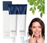 Zealburst Toothpaste, Zealburst Teeth Whitening - Protect Gums, Fluoride-Free Hydroxyapatite Teeth Whitening Toothpaste With Coconut Oil & Xylitol, Remove Stain, Keep Refreshing Breath (2PCS)