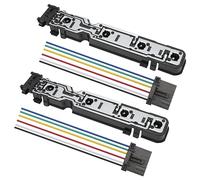 ZEALfix 2 piezas Soporte de enchufe de bombilla de luz trasera con mazo de cables para Ford Transit Mk6 MK7 2000-2014 Accesorios 1681537 6C1113N004AB 1102440