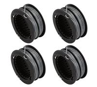 Zealfix Cortadora CéSped Bobinas Dobles Para Greenworks 40v 80v Gst1246 Gd40bc Gd40bck2x Gd40bcb, 2930507 Sb00l00 Bobina Hilo Repuesto Para Cortadora CéSped 4,8 M Longitud ø 2 Mm (4 Bobinas)