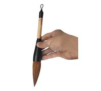 ZEALMAX Pincel de Caligrafía Chino de Pelo de Lobo Duro, Pincel Grande para Caligrafía, Dibujo y Pintura, Sumi para Kanji y Acuarela