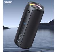 ZEALOT-S51PRO 40W Altavoz Bluetooth de alta potencia 3D estéreo bajo Altavoz Bluetooth portátil IPX5 impermeable adecuado TWS Boom Box Azul