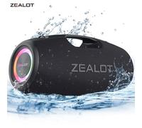 ZEALOT-S78 Altavoz Bluetooth portátil de 120W, altavoz para Fiesta al aire libre, altavoz grande, excelente rendimiento de graves, altavoz Hifi Black