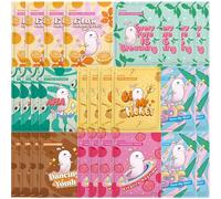 ZealSea Mascarilla Facial, Mascarillas Faciales para el Cuidado de la Piel de Niñas y Niños(28 Piezas), Face Mask Hidratante/Iluminadora/Calmante, Apta para Todo Tipo de Pieles