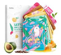 ZealSea mascarillas faciales mujer, set 7 días de mascarillas de tela variadas, hidratación profunda y glow, autocuidado diario, idea regalo para teens, niños y niñas, aptas todo tipo de piel