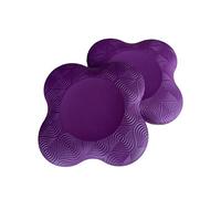 Zealtop Rodillera de yoga extra gruesa para rodillas, codos, muñecas, manos, cabeza, yoga, pilates, entrenamiento, rodilleras (morado, 2 paquetes)