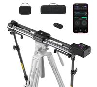 Zeapon Micro4 E1000 - Deslizador de cámara motorizado de doble distancia, motor de alta velocidad y bajo ruido, carga útil de 107 cm, deslizador compacto de 107 cm con funda de transporte, pantalla