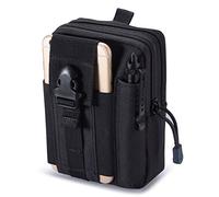 Zeato - Bolsa táctica EDC, portadispositivos para el cinturón, para teléfono móvil iPhone 6 y 6 Plus, 7/7 Plus, Samsung Galaxy S8, S7, S6, LG, HTC y otros