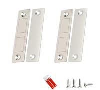 Zeayebsr 2 Pcs Iman Puertas Armario Cierre Magnetico Ultrafino Pestillo Puerta Corredera Armario, Iman Adhesivo de Cocina Mueble Cierre Cajones Alacena Clausura,Cierre Puerta corredera,imanes