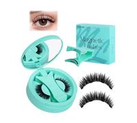 Zeayebsr Magnetic Eyelashes Reutilizables con Aplicador Sin Pegamento Pestañas Postizas Magnéticas Naturales Fáciles de Aplicar Kit de Pestañas Profesional para un Look Voluminoso y Duradero