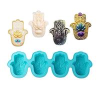 Zeaying Molde de Jabón Casero, Molde de Jabón de Silicona Artesanal, Molde de Silicona para Jabón Casero, para Jabones Hechos a Mano, Vela, Molde de Silicona para Fundición