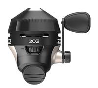Zebco 202 Spincast - Carrete de Pesca, Carrete tamaño 30, recuperación a Mano Derecha, Engranajes Totalmente metálicos duraderos, Pasador de Recogida de Acero Inoxidable, preenrollado con línea de