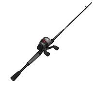 Zebco 33 Rhino Spincast - Combo de Carrete y caña de Pescar de 2 Piezas, caña de Vidrio E Duradera con Mango ComfortGrip, Carrete de Pesca antirretroceso Quickset, Multi (ZR33602MA.NS3)