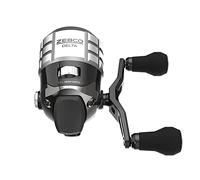 Zebco Delta Spincast - Carrete de Pesca, tamaño 20, recuperación Intercambiable para Mano Derecha o Izquierda, pasadores de cerámica duales, preenrollado con línea de Pesca de 6 Libras, Listo para