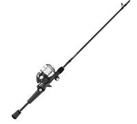 Zebco Delta Spincast - Combo de Carrete y caña de Pescar, caña de Pescar de 2 Piezas de 6 pies, Carrete tamaño 30, recuperación Intercambiable para Mano Derecha o Izquierda, preenrollada con línea de