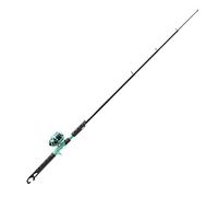 Zebco Kids Rambler - Combo de Carrete telescópico Spincast y caña de Pescar, caña de Pescar telescópica de 24.5 a 5 pies y 3 Pulgadas, recuperación de Mano Derecha o Izquierda, preenrollada con línea