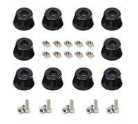 Zeberoxyz 10 pies de alfombrilla de aterrizaje de goma antivibración, 10 tornillos M5, 10 tuercas en T con 1 llave Allen para piezas de impresora 3D de perfil de extrusión de aluminio de la serie 2020