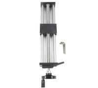 Zeberoxyz 250 mm de longitud de viaje efectivo de doble eje óptico mesa deslizante manual guía de riel lineal tornillo de bola SFU1605 con volante para transformación de equipos CNC (tamaño: 250 mm)