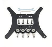 Zeberoxyz Kit modular de placa de carro en Y de 190 mm x 190 mm x 3,5 mm para 2040 V-Groove de aluminio para impresoras 3D Ender 3/Ender 3 PRO (190 x 190 x 3,5 mm)