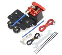 Zeberoxyz Placa de aluminio con soporte de accionamiento directo mejorado con poleas con extrusora de engranaje único con kit de motor para Serie Ender5 (extrusora de engranaje único+kit de motor)