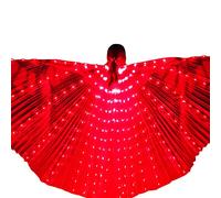 Zebery - Alas LED de Mariposa para Adultos, alas Brillantes y Luminosas para Disfraces o Danza del Vientre