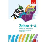 Zebra 1-4. Deutsch als Zweitsprache: Arbeitsheft Wortschatz mit Me (Tapa blanda)