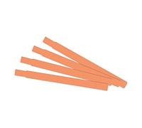 Zebra 10012712-6 adhesivas naranjas 25x254mm