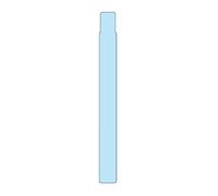 Zebra 10012717-3K adhesivas azules 25x254mm