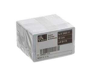 Zebra 104523-111 tarjetas PVC blancas (500 unidades) (Original)