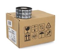 Thermal transfer ribbons, Zebra, 2300, Cera, 40mm, 450m, Exterior, Negro
