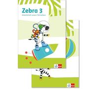 Zebra 3. 2Tl. Paket: Paket: Arbeitsheft Lesen/Schreiben und Arbeitsheft Sprache mit Videos und interaktiven Übungen Klasse 3