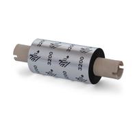 Cintas de transferencia térmica, Zebra, 3200, cera/resina, 64 mm, 74 m, Salida, Negro