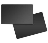Zebra Technologies Tarjeta PVC apta para alimentos 800050-158 30 mil Negro/Negro Mate 500/caja