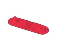 Zebra 97032 cierre clip pulsera color roja