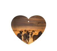 Zebra Animal Printing - Ambientadores para coche, 10 unidades, para hojas colgantes perfumadas para baño, con cuerda