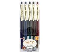 ZEBRA Bolígrafo de tinta de gel SARASA Clip 0.5 [Vintage 5 colores] (Japón Import)