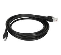 Zebra CBA-U46-S07ZAR accesorio para lector de código de barras - Accesorio para lector de códigos de barras (Negro, USB A, 2 m, LI36X8)