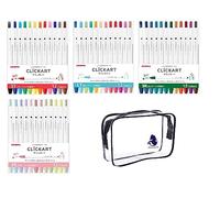 Zebra Clickart WYSS22 Marcadores a base de agua, 48 colores, estuche incluido