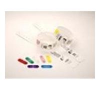 Zebra Clips for Use with QuickClip Wristbands - Etiquetas de Impresora (Azul)