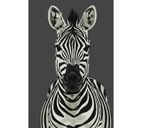 Zebra Cover Design: Aesthetic Journal for Writing, Drawing & Notes | Blank Notebook for School, Work & Creativity.