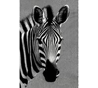 Zebra Dreams - A Surreal Journal of Stripes and Silence: A hypnotic black-and-white lined notebook for inspired thoughts and abstract minds