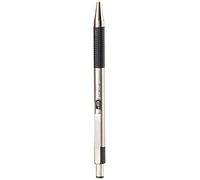 Zebra F-301 21971 - Bolígrafo roller (acero inoxidable, 1 mm), color negro