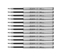 Zebra F Recambio Bolígrafo Rotulador para F-301, F-701, Expandz & Spiral. Negro Pack de 12