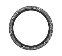 Zebra - Fundas para volante de automóvil de 15 pulgadas, transpirables, antideslizantes, para decoración de coche, aptas para la mayoría de los coches